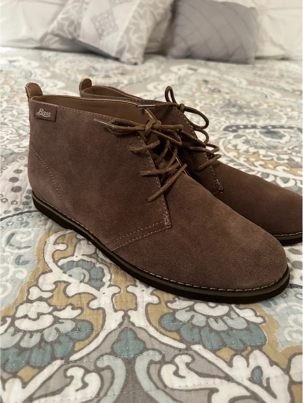 Bass Brown Suede Chukka Boots